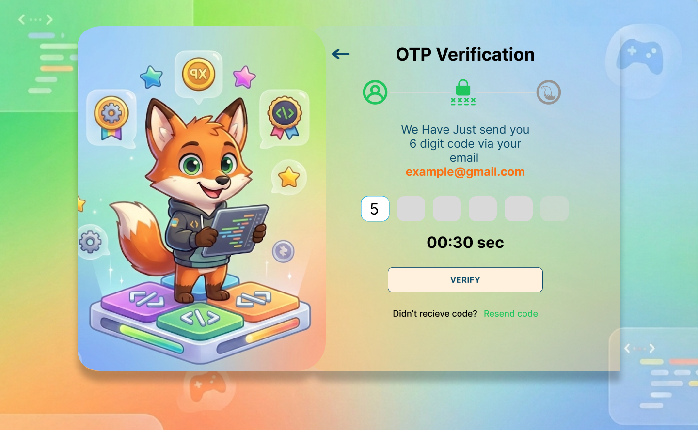 OTP Verification Screen